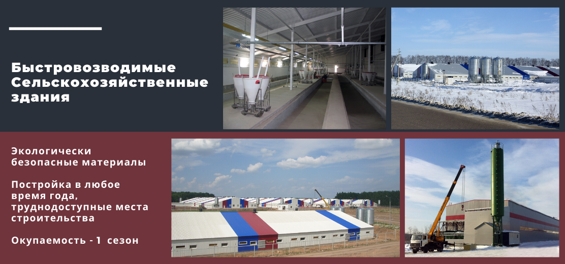 проектирование и строительство сельхоз зданий